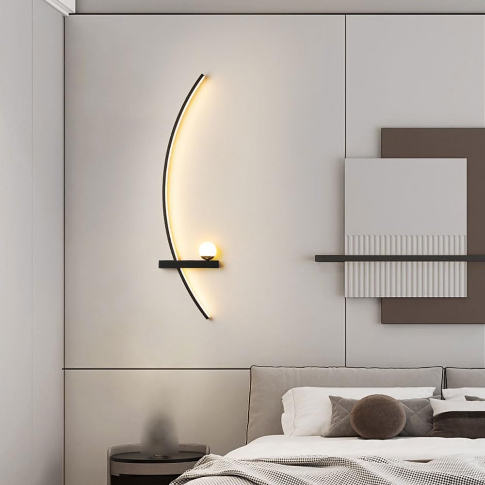 Elegant Arc Wall Light