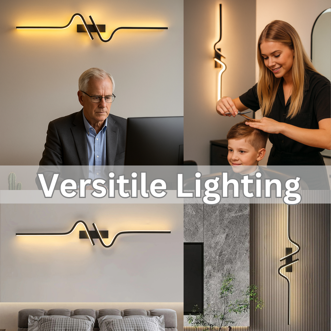 Luminous Curved Wall Light