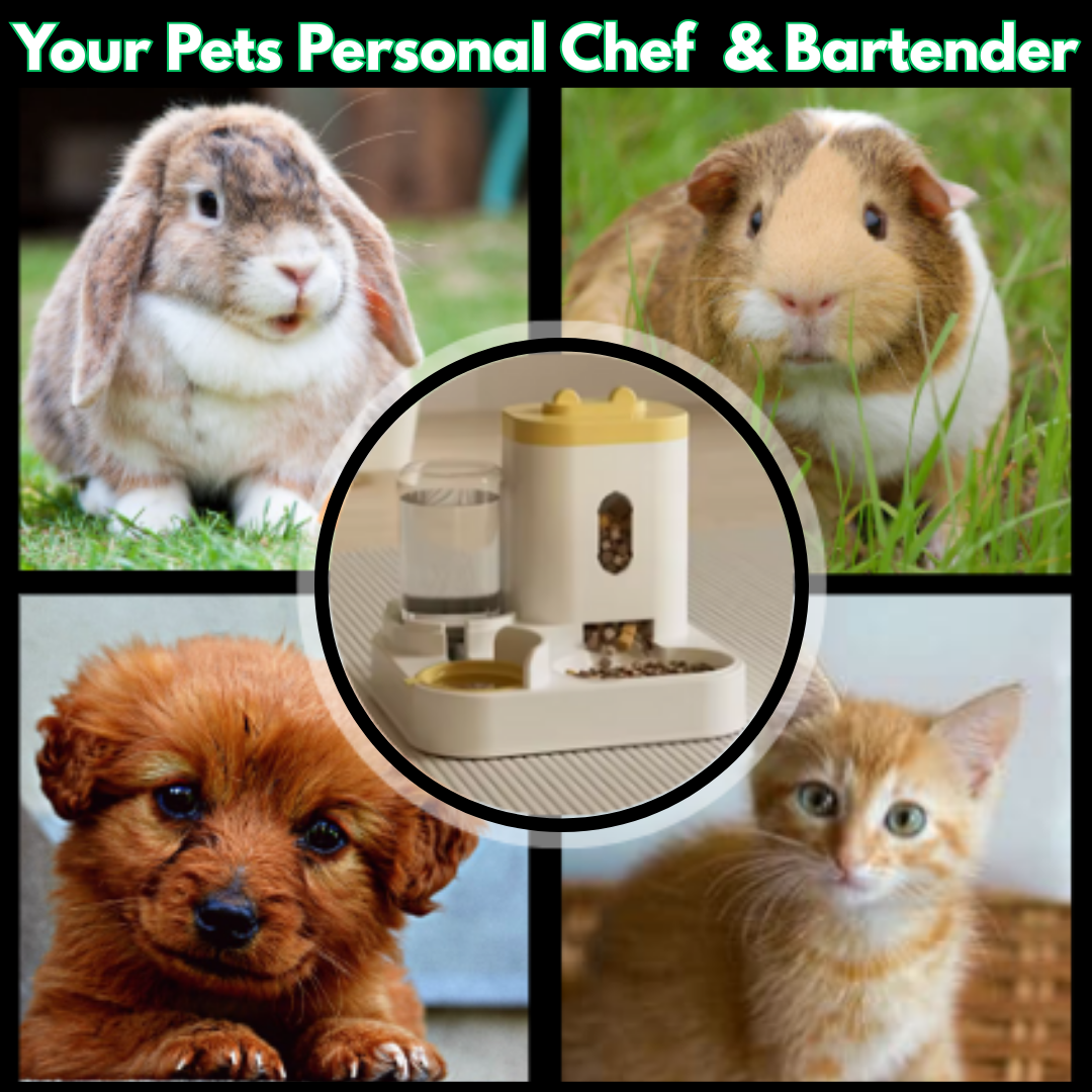 Automatic 24/7 Pet Feeder - Your Pet’s Personal Chef & Bartender.