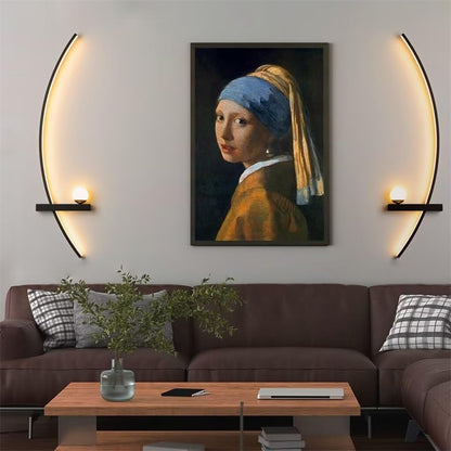 Elegant Arc Wall Light