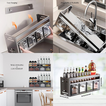 Organised Spice Wall Rack