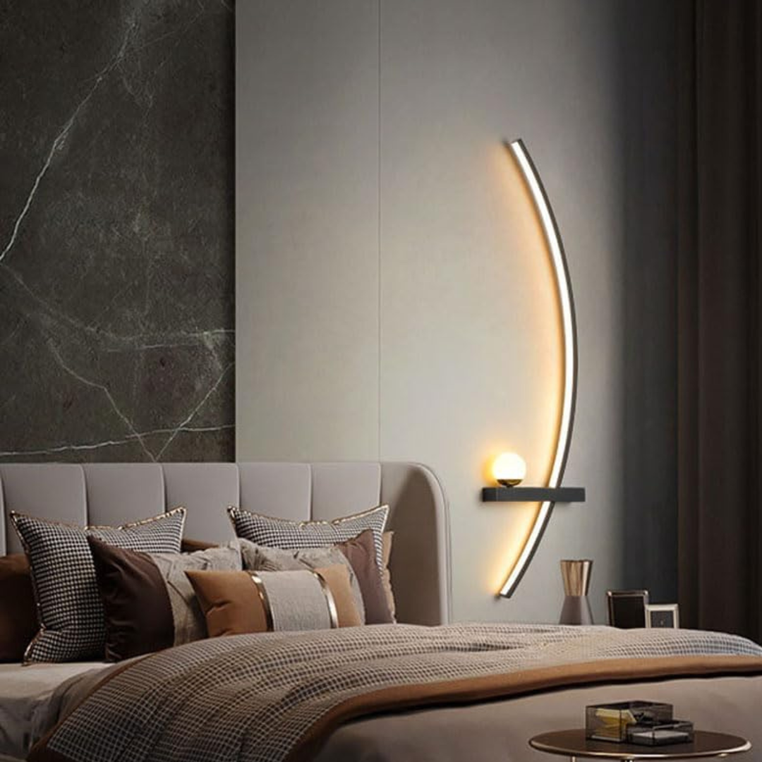 Elegant Arc Wall Light