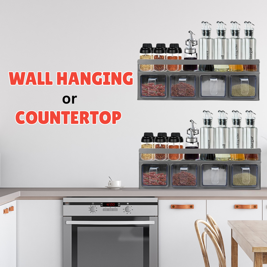 Organised Spice Wall Rack