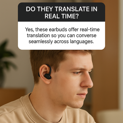 3-in-1 AI Translator Earbuds