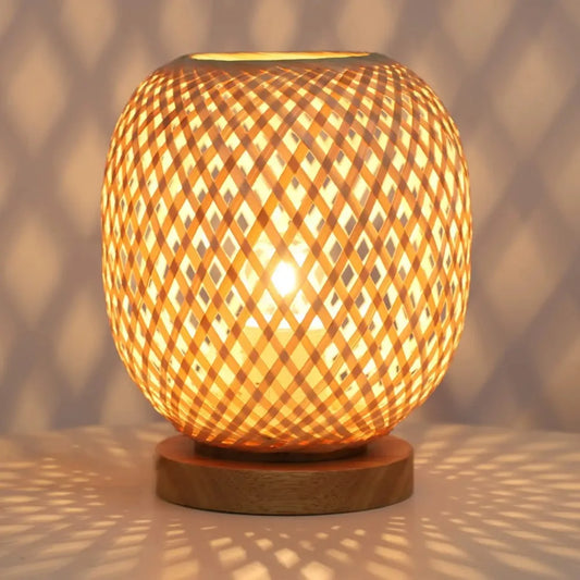Bohemian Hand-Woven Table Lamps