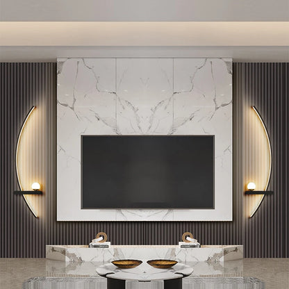 Elegant Arc Wall Light