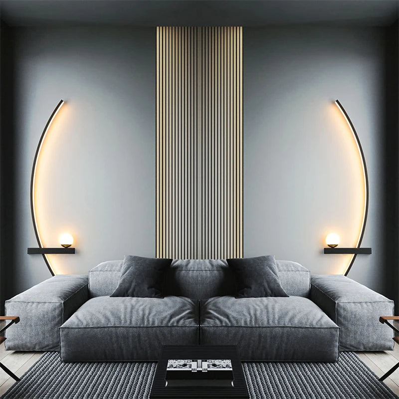 Elegant Arc Wall Light