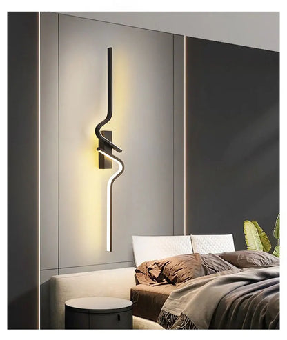 Luminous Curved Wall Light